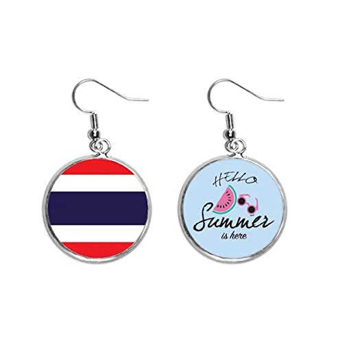 Pendientes de sandía estilo Asia para lucir en tus tardes de verano