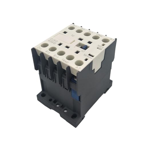 Contacteur AC rail DIN 35mm triphasé 9A 380V relais inverseur CJX2-K0910