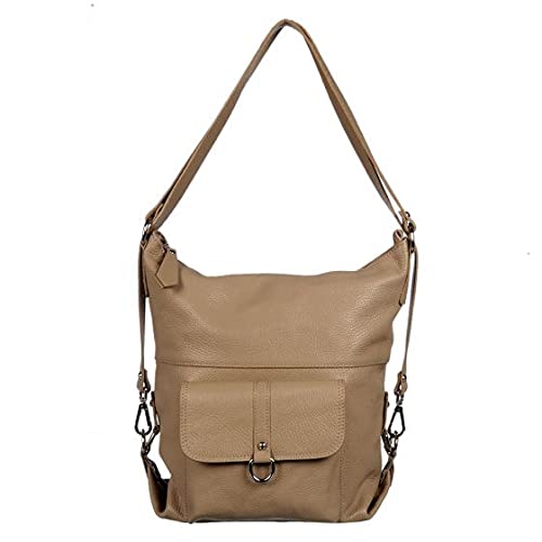 Sac à main convertible 100% cuir anti-mal de dos pour femme