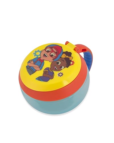 Image of Skip Hop x Blippi & Meekah Baby Snack Container Mealtime Snack Cup, BPA-Free & Phthalate-Free, Holds 7.5oz. Age 12m+