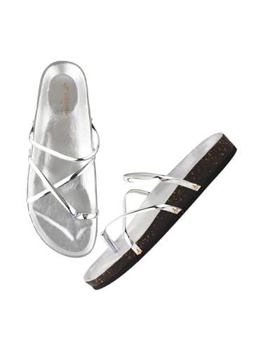 Image of Comfortable Shiny Slip on Flats Sandals Light Weight Trendy Party flats For Women & Girls
