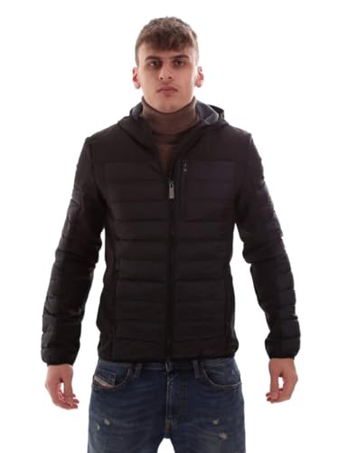 Veste Man Noir Lumberjack CM69422 blouson homme taille 54
