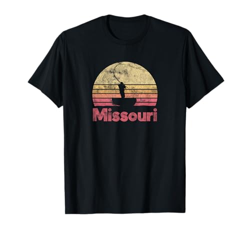 Missouri Retro Fishing T-Shirt T-Shirt