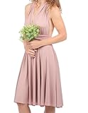 TRAGEMÖGLICHKEITEN: Ob Oneshoulder- oder Bandeau-Look, rückenfrei oder mit Ärmeln. Durch die Bindebänder hast du unzählige Möglichkeiten Dein Kleid so zu binden, wie es zu Dir passt und wie Du Dich wohl fühlst.