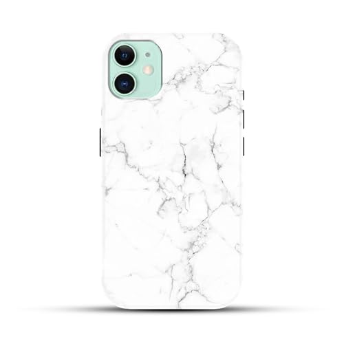 Image of COLORflow Back Cover Compatible with iPhone 11 | Beautiful White Marble | Designer Printed Glossy Armoured Bumper Back Cover Compatible with iPhone 11