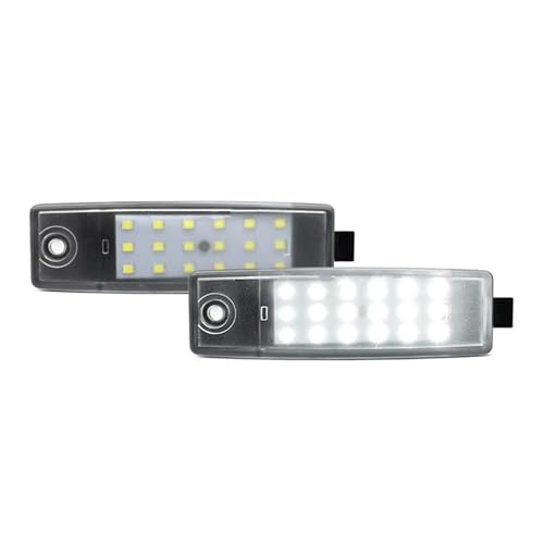Luz Placa Matrícula Coche LED Alta Luminosidad para Highlander 2 Uds
