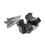 Le collier de guidon est fabriqué en alliage d'aluminium avec une surface de contact usinée CNC pour une installation facile et stable.