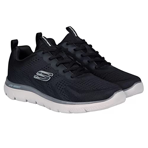 Skechers Unisex Summits Torre Trainers (Black, US Footwear Size System, Adult, Men, Numeric, Medium, 11)
