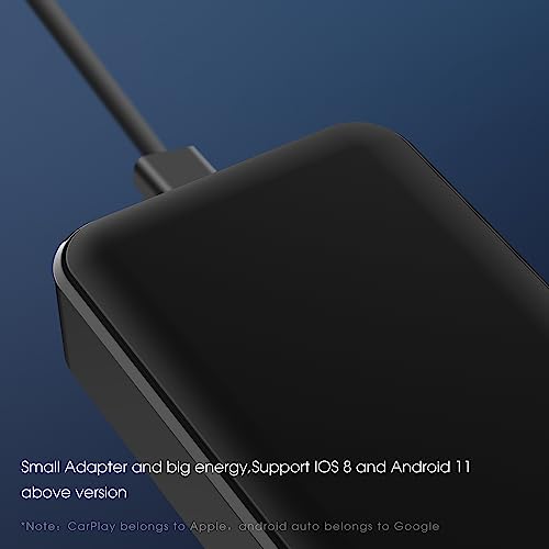 2023 Adaptador sem fio para CarPlay e Adaptador sem fio para Android Auto 2 em 1,converte Carplay co