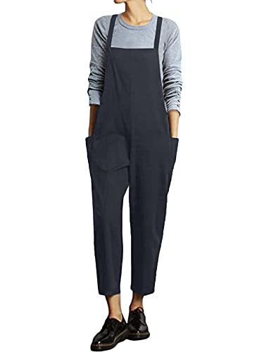 Mono de harén sin mangas de pierna ancha ideal para un look casual