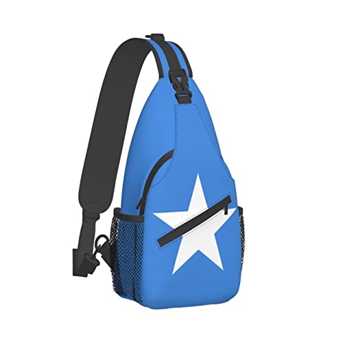 Mochila bandolera unisex negra estilo Somalia miniatura 3