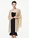 BEAUTELICATE - Chal largo de gasa, 25 colores Beige champán talla única