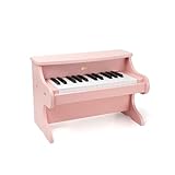 ZIPPY Kids Piano Keyboard, 25 Keys Digital Piano for Kids, Mini Music Educational Instrument Toy, Wood Toy for Toddlers Girls Boys (Pink)