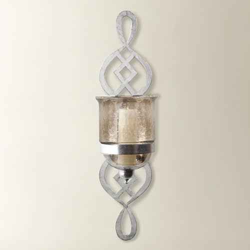 Z GALLERIE Wall Sconces Candle Holder, Hanging Metal Decorations with