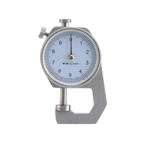 Calibrador mecánico de espesor 0-10 mm curvo plano miniatura 1