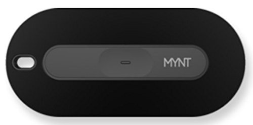 MYNT(ミント)多機能忘れ物防止タグ 極小タイプ バッテリー交換可能タイプ (メタルブラック)
