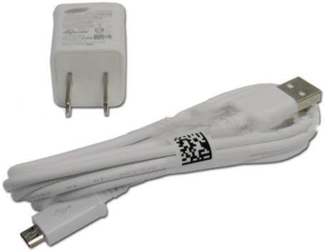Genuine Charging 1.2Amp Toshiba Encore 2 WT10-A32 Upgrade or Replacement Compact Wall Charger with Detachable High Power MicroUSB 2.0 Data Sync Cable! (White / 110-240v)