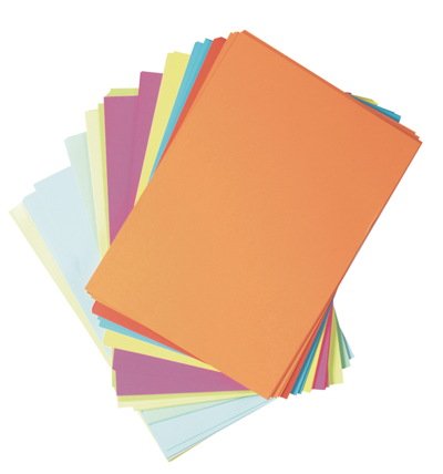 500 (2x 250) Blatt farbiges Druckerpapier buntes Kopierpapier Bürobedarf & Schreibwaren
