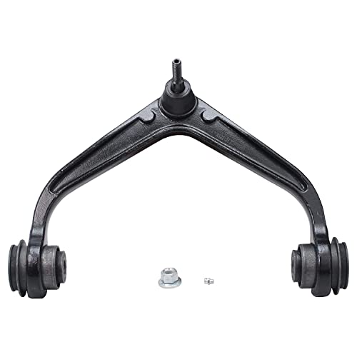 Image of Detroit Axle - 6pc Front End Kit for 2011-2019 Chevy Silverado GMC Sierra 2500 HD 3500 HD, Upper & Lower Control Arms w /Ball Joint Outer Tie Rod Ends 2012 2013 2014 2015 2016 2017 2018 Replacement