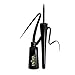 Inika Certified Organic Liquid Eyeliner, All Natural Formula, Vegan, Aloe Vera, Long Lasting, Intense Color, Smudge Proof, Suits Sensitive Eyes 3.5 ml (Black)