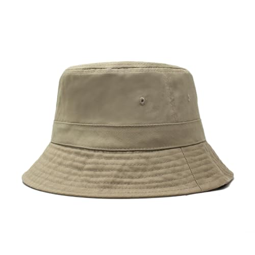 Hot Summer Bucket Hat - Trendy Cotton Sun Hat for Beach, Golf, Fishing