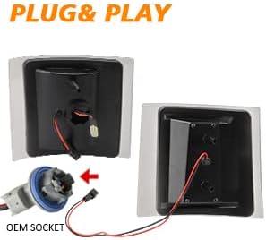 Miniatura 7 de Bestview Luz LED de esquina delantera para Chevy CK C10 1500 2500 3500 Chevy Silverado Tahoe Blazer Suburban GMC Pickup Truck 1994-1998, kit de