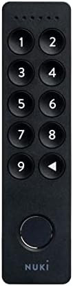 Nuki Keypad 2, Tür mit Code oder Fingerprint schnell und komfortabel öffnen, perfektes Zubehör für Nuki Smart Lock, Bluetooth