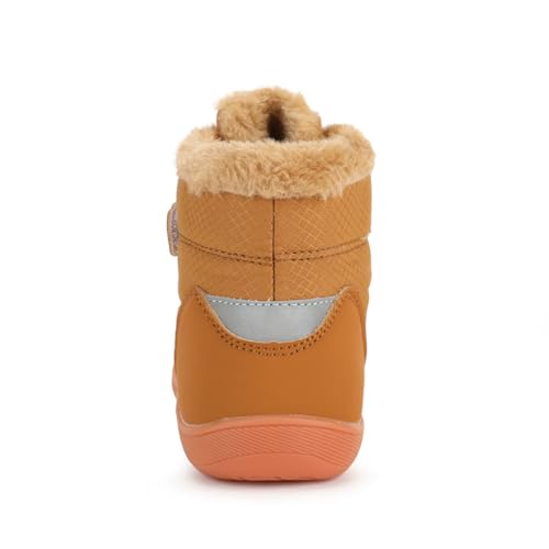 Generic Boys Winter Snow Boots, Waterproof, Non-Slip, Pink, Lace-Up, Memory Foam Insole, Modern, Casual, Synthetic Rubber Sole, Mesh, Faux Fur, Size 112