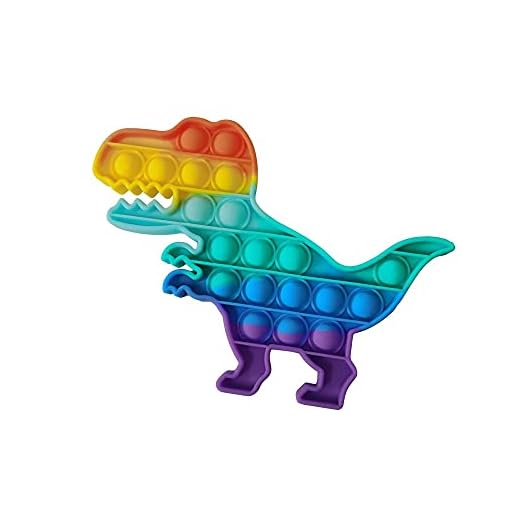 Brinquedo Pop Fun Dinossauro Arco-Íris, Multicolorido, Pura Diversão