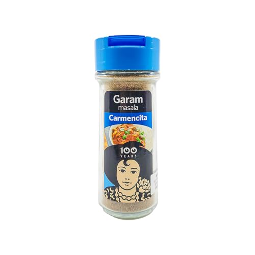 Carmencita Garam Masala, Mezcla de Especias, Tarro de Cristal con tapón Dosificador 47g