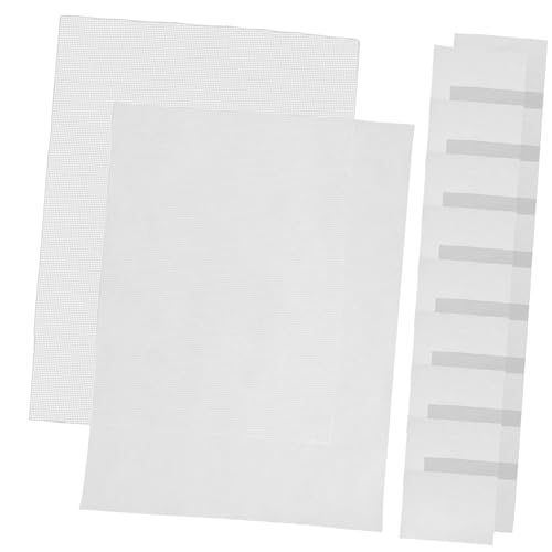 NUOBESTY DIY Paper Making Screen Kit 10 Pack Handicraft Mesh Cloth Replacement Pad for Paper Crafts Accessory Set