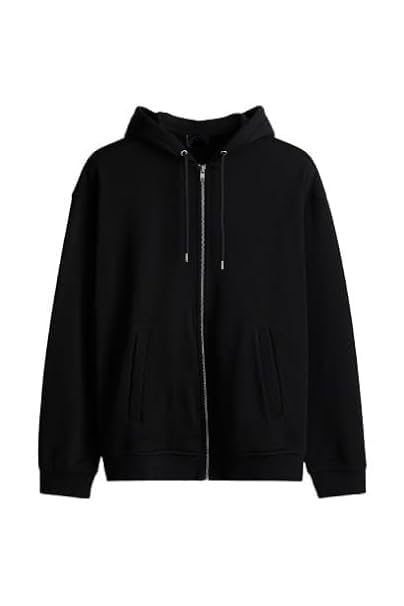 paklon Solid Regular Fit Zipper Sweatshirt Fleece Fabric Long Sleeves Kangaroo Pocket Jacket for Men's-picture-13