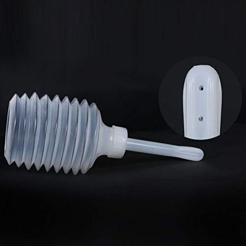 LIXBD Douche para homens e mulheres, 200 ml, portátil, descartável, transparente, aplicador de ducha