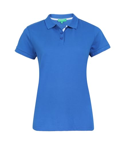 Image of United Colors of Benetton Shirt for Women | Womens Stylish Tees | Plain Stylish Regular Fit Polo T-Shirt | Collar Tshirt | T-Shirt | Women's Tshirt