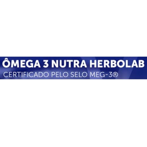 Ômega 3 Em Cápsula Softgel Dha 1.000mg Epa 400mg com vitamina E. Selo MEG3