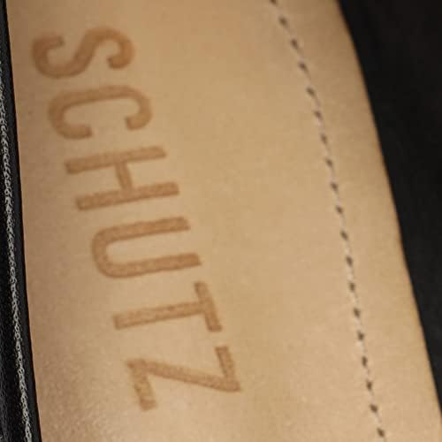 SCHUTZ Women's Arissa Square Toe Ballet Flat, Black, Size 7.5 | Image 6
