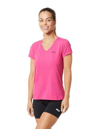 Camiseta Fem. Fila Basic Freedom,Magenta,M