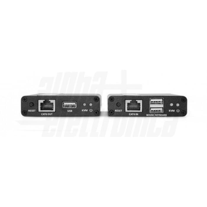 ALPHA ELETTRONICA EXTENDER HDMI CAVO 1XCAT.6 CON USB Loop Out - KVM - cavo CAT.6-70m - HDR CT373/13