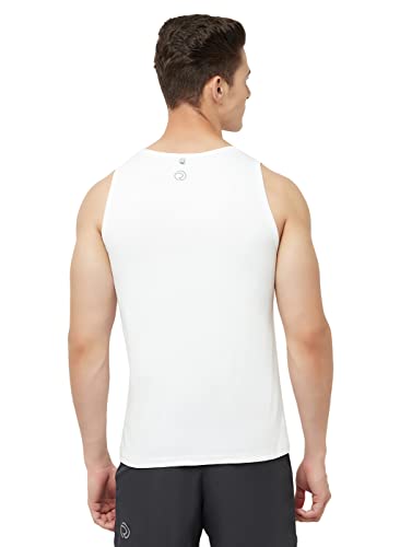 Image of TRUEREVO Men's Light Weight Dryfit Sports Tank Top Vest with Reflective Details for Running, Gym & Training