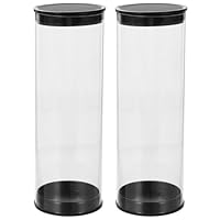 2 StüCk Golfball-RöHren, Transparente PVC-BehäLter Mit Deckel, Tragbarer Golfballkoffer FüR Aufbewahrung Und Transport, Ideal FüR Golfplatz Und Treffen