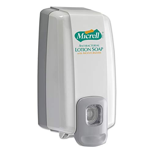 GOJO 212506 MICRELL NXT Lotion Soap Dispenser, 1000mL, 5 1/8w x 3 3/4d x 10h, Dove Gray