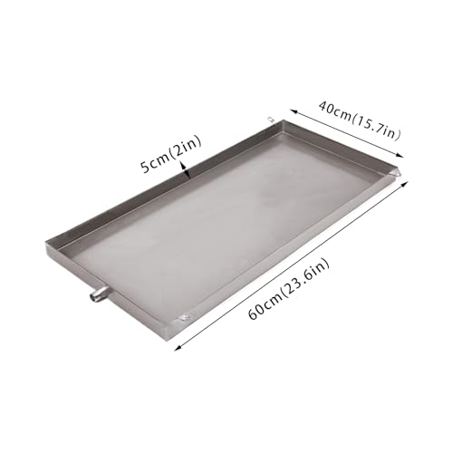 Bandeja universal de recolección de agua para aire acondicionado exterior de acero inoxidable 8