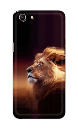 Image of PRINTFIDAA Printed Hard Back Cover Case for Oppo A1 | Oppo A83 | Oppo CPH1729 Back Cover (Danger Lion) -112