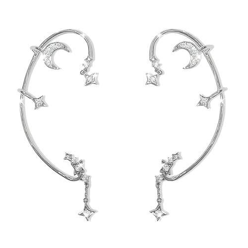 Moon Star �C���[�J�t �C�������O �����p ���C���X�g�[�� �m���s�A�X �C���[ �N���[���[ �N���b�v �����p �m���s�A�X �C���[ �N���b�v �J�t���b�v �N���C�}�[ �N���[���[ �C�������O (���[�� �C���[ �J�t)