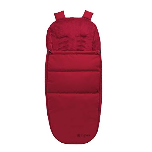 Cybex Gold - Saco cubrebebés, color rojo