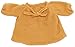 byAstrup Vêtements de poupée pour bébé - Blouse fille - 38-42 cm - Coton jaune