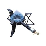 INTEC   Rechaud gaz Fonte véritable 7.5 KW 3 Pieds Traiteur Réchaud Portable Gaz Butane ou Propane Puissance réglable