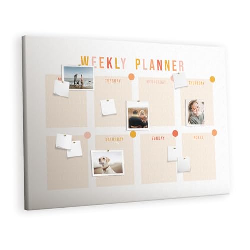 Tableau mural liège horizontal pour optimiser votre coin home office à la maison