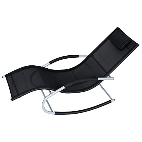 Trueshopping Lugano Rocking Chair with Pillow Cover