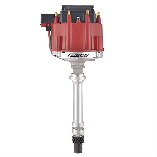 Proform 66941RM Mechanical Lockout HEI Racing Distributor with Steel Gear and Red Cap for Chevy V8 by ProForm - Used condition - US$79.71
